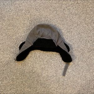 Large Crowncap Gray Corduroy Trapper Hat